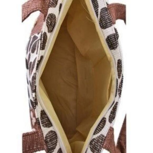 2 For $5 Sale NWT  Giraffe  Print Tote Shell Accents 18 Long 12 Inches High - Picture 6 of 7